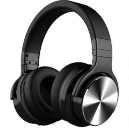 Silensys E7 Pro Active Noise Cancelling Headphones - Black