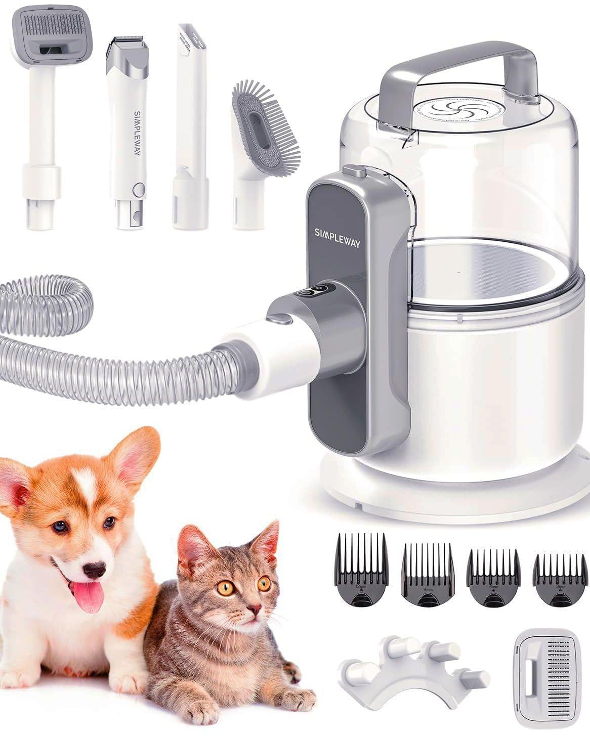 Simple Way  V10 6-in-1 Dog Grooming Vacuum Kit - White - Excellent