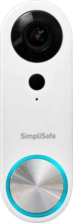 SimpliSafe Wired Video Doorbell Pro - White