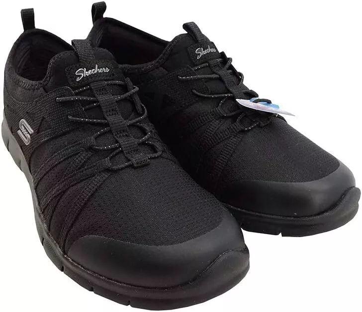 Skechers  Flex Women's Sneakers 8 - Black - Brand New
