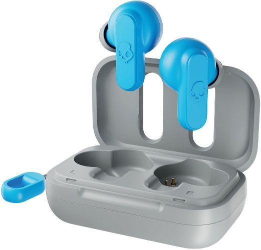 Skullcandy Dime True Wireless Earbuds - Light Grey/Blue - Excellent