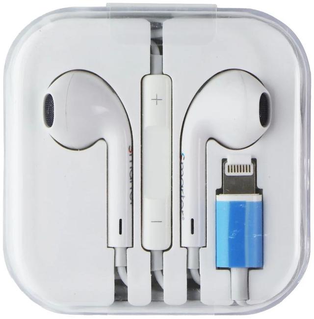 Smarter Wired Lightning 8-Pin Headphones in White in Brand New condition