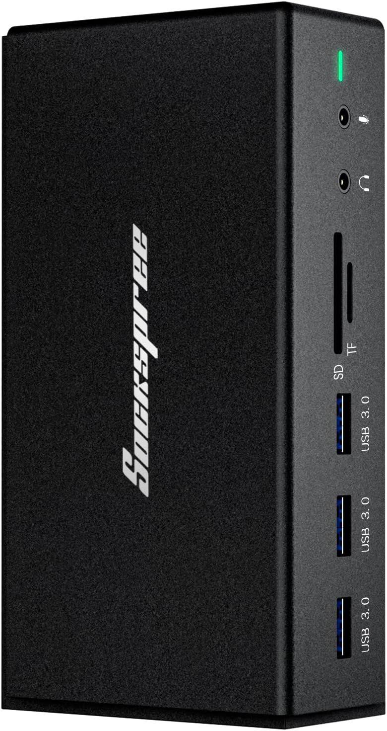 Sockspree  D3911 USB-C Docking Station - Black - Excellent