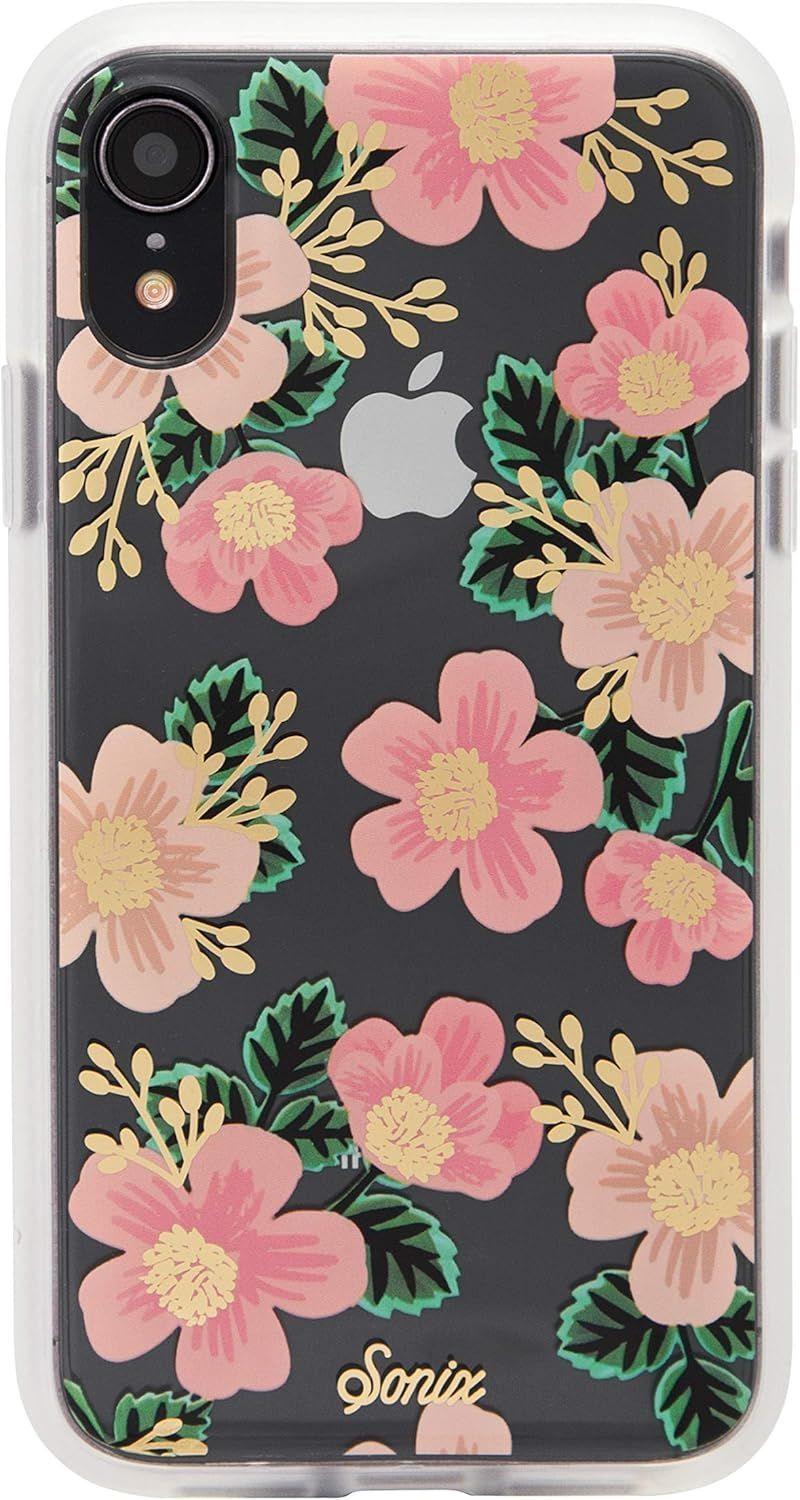 Sonix Clear Coat Hard Phone Case for iPhone XR - Clear Floral - Southern Floral