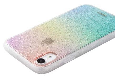 Sonix Clear Coat Hard Phone Case for iPhone XR - Glitter Rainbow