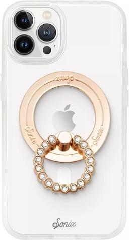 Sonix MagLink Removable Phone Rhinestone Ring - Gold/Clear
