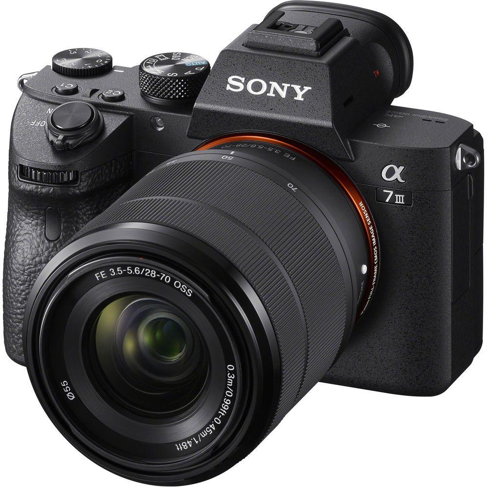 Sony  a7 III Mirrorless Camera with 28-70mm Lens - Black - Excellent