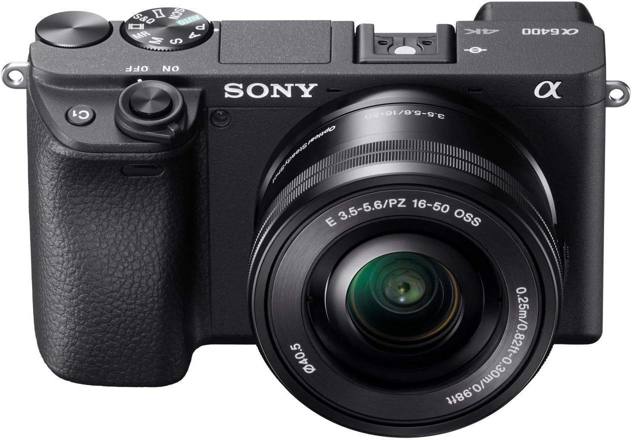 Sony Alpha 6400 E-Mount Camera with 16-50mm Lens - Black