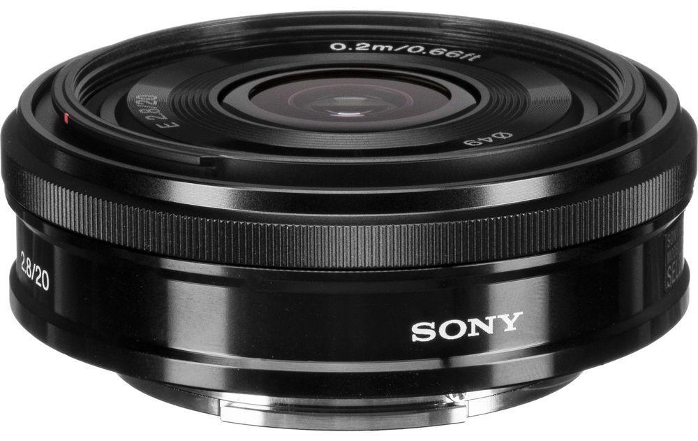 Sony  E 20mm f/2.8 Lens - Black - Excellent