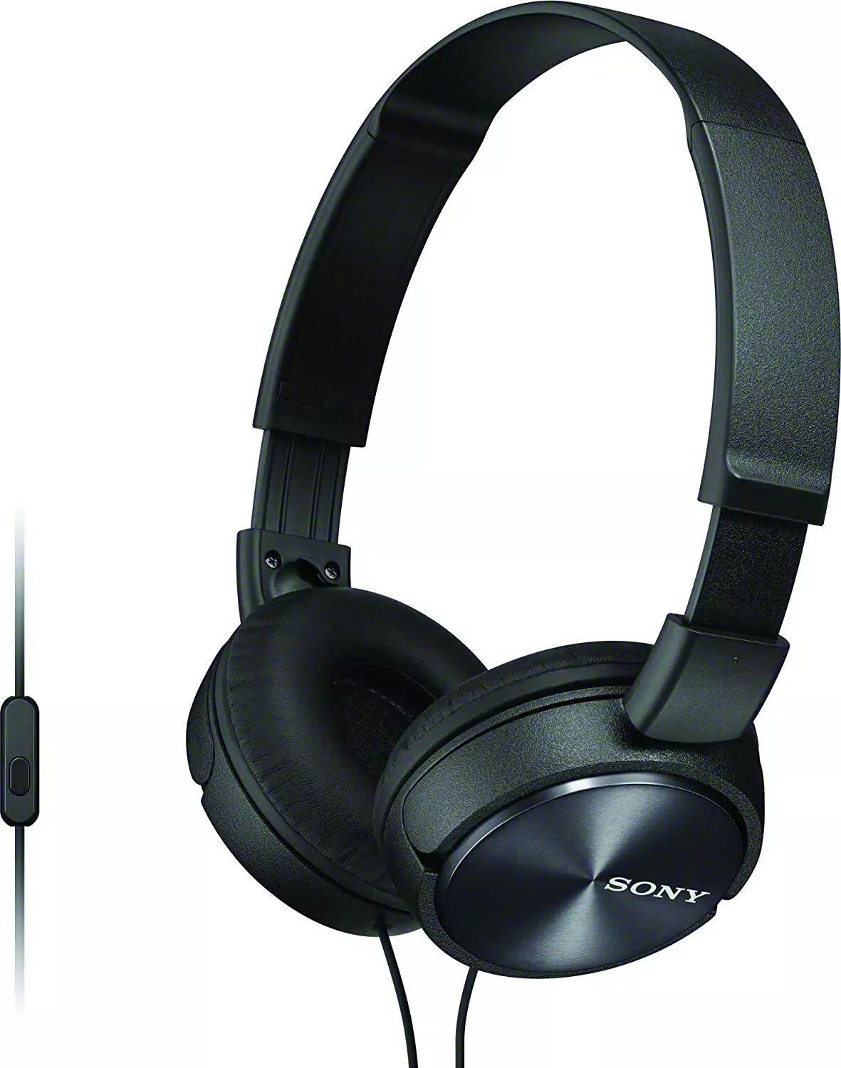 Sony  MDR-ZX310AP Headphones - Black - Excellent