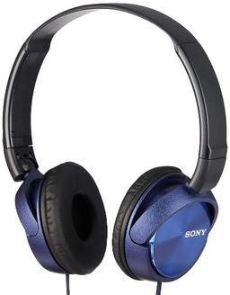 Sony MDR-ZX310AP Wired On-Ear Folding Headphones - Blue