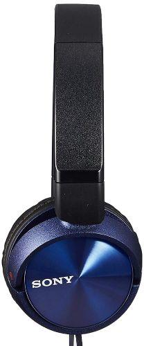 Sony MDR-ZX310AP Wired On-Ear Folding Headphones - Blue