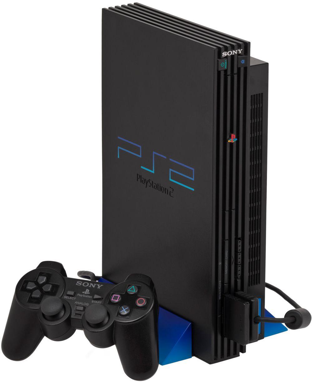Sony  Playstation 2 Fat Console with 8MB Memory Card - Black - Excellent