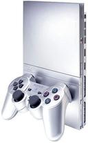 Sony PlayStation 2 Slim Gaming Console in Silver in Excellent condition