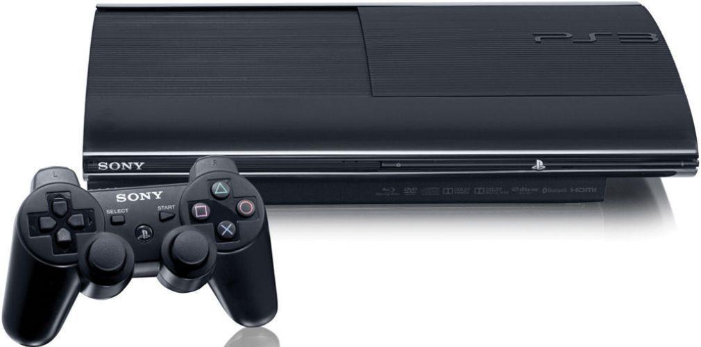 Sony PlayStation 3 Super Slim Gaming Console - 12GB - Black