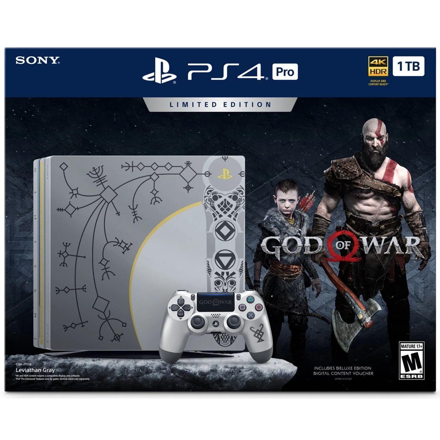 Sony PlayStation 4 Pro Gaming Console - 1TB - God Of War