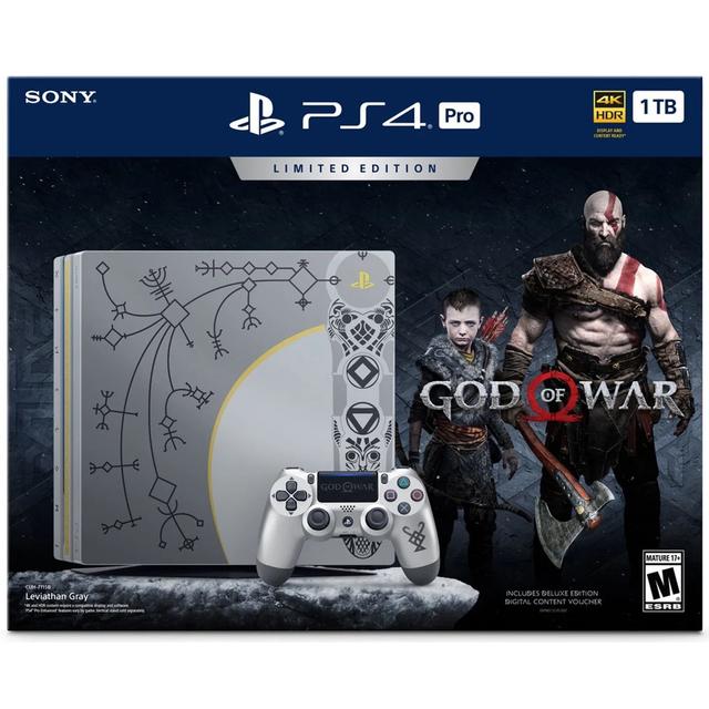Sony PlayStation 4 Pro Gaming Console 1TB in God Of War in Good condition