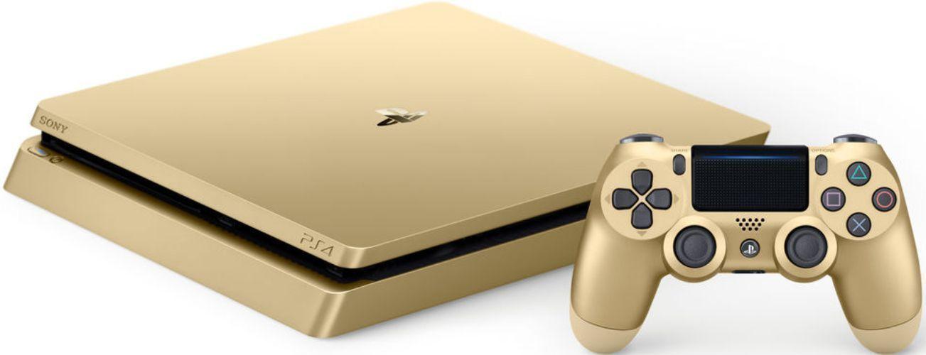 Sony PlayStation 4 Slim Gaming Console - 1TB - Gold