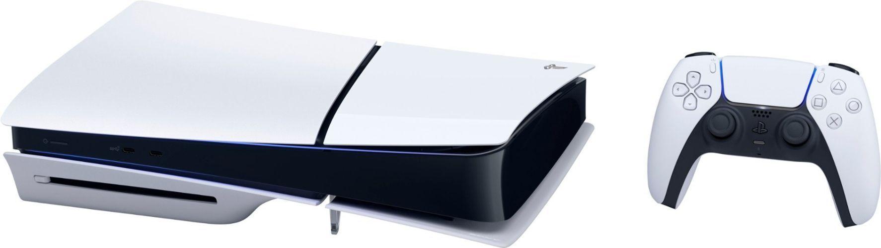 Sony PlayStation 5 Slim Gaming Console (Disc Edition) - 1TB - White