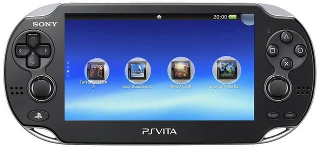 Sony PlayStation Vita 1000 Handheld Gaming Console 4GB in Black in Acceptable condition