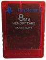 Sony PS2 8MB Memory Card - Red