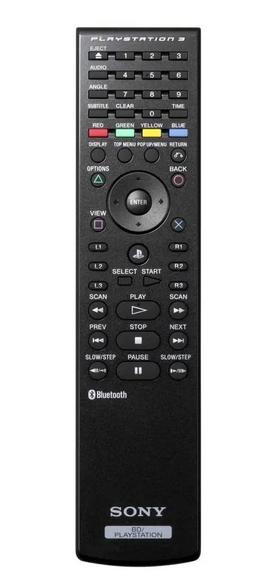 Sony PS3 Blu-Ray Disc Remote Control - Black