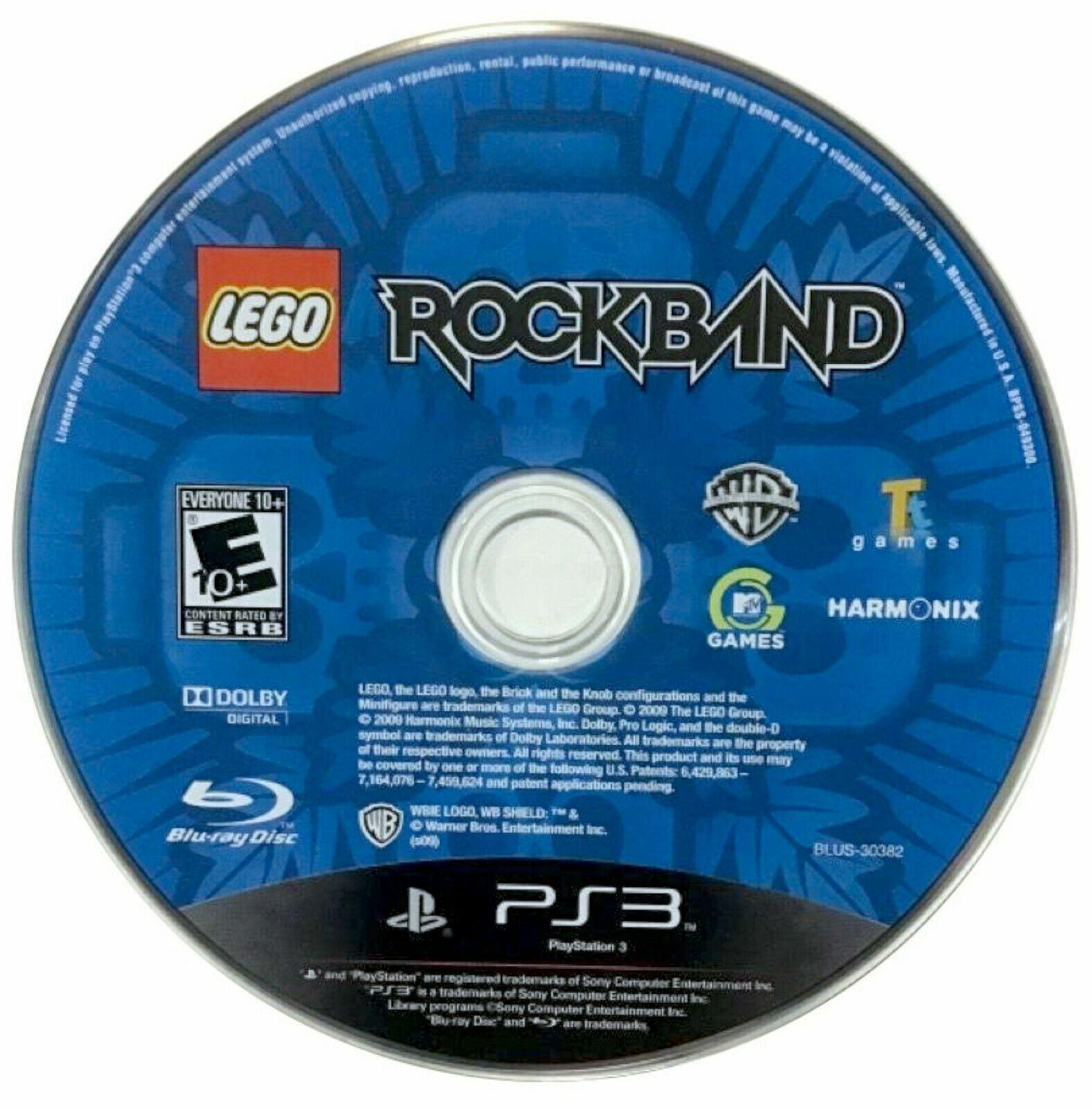 Sony  PS3 LEGO Rock Band Video Game (Disc Only) - Blue - Acceptable