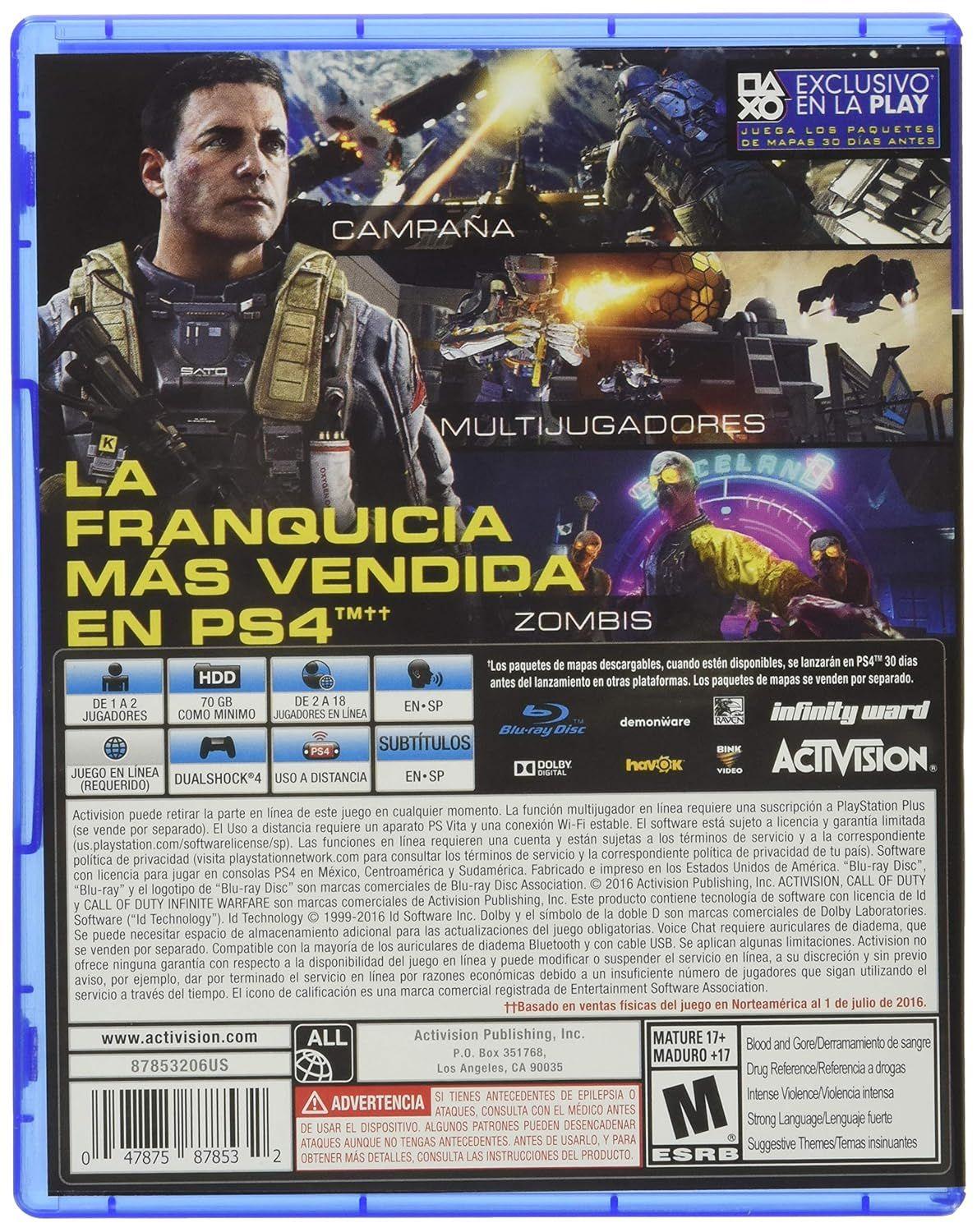 Sony PS4 Call Of Duty: Infinite Warfare - Blue