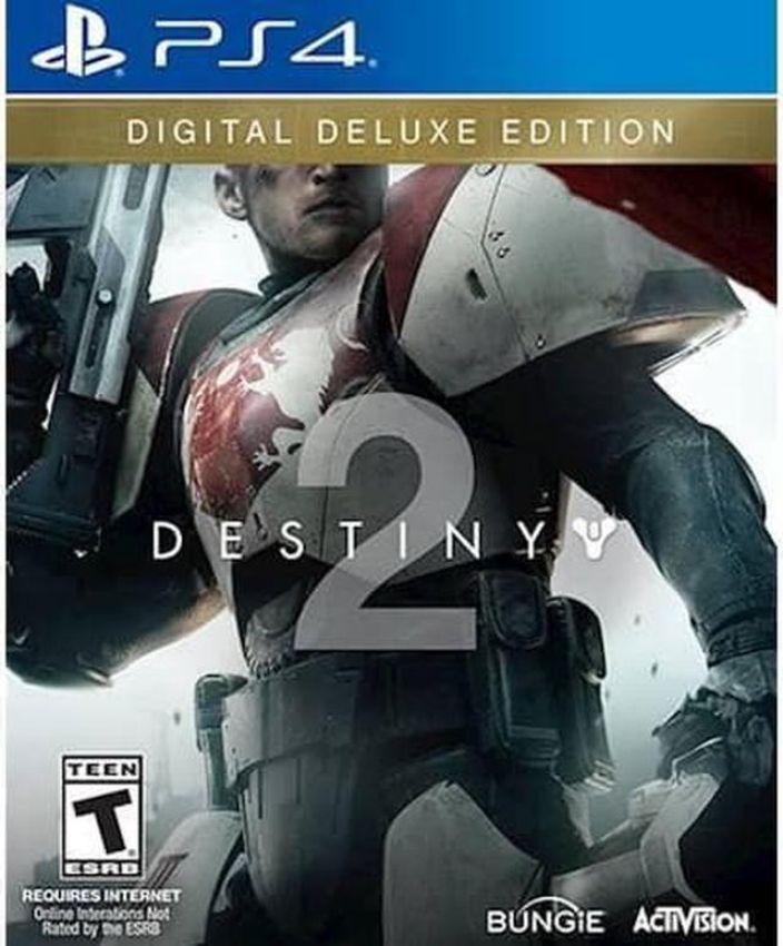 Sony  PS4 Destiny 2 Digital Deluxe Edition Video Game - Blue - Excellent
