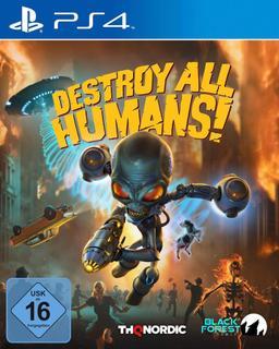 Sony PS4 Destroy All Humans! Video Game - Blue