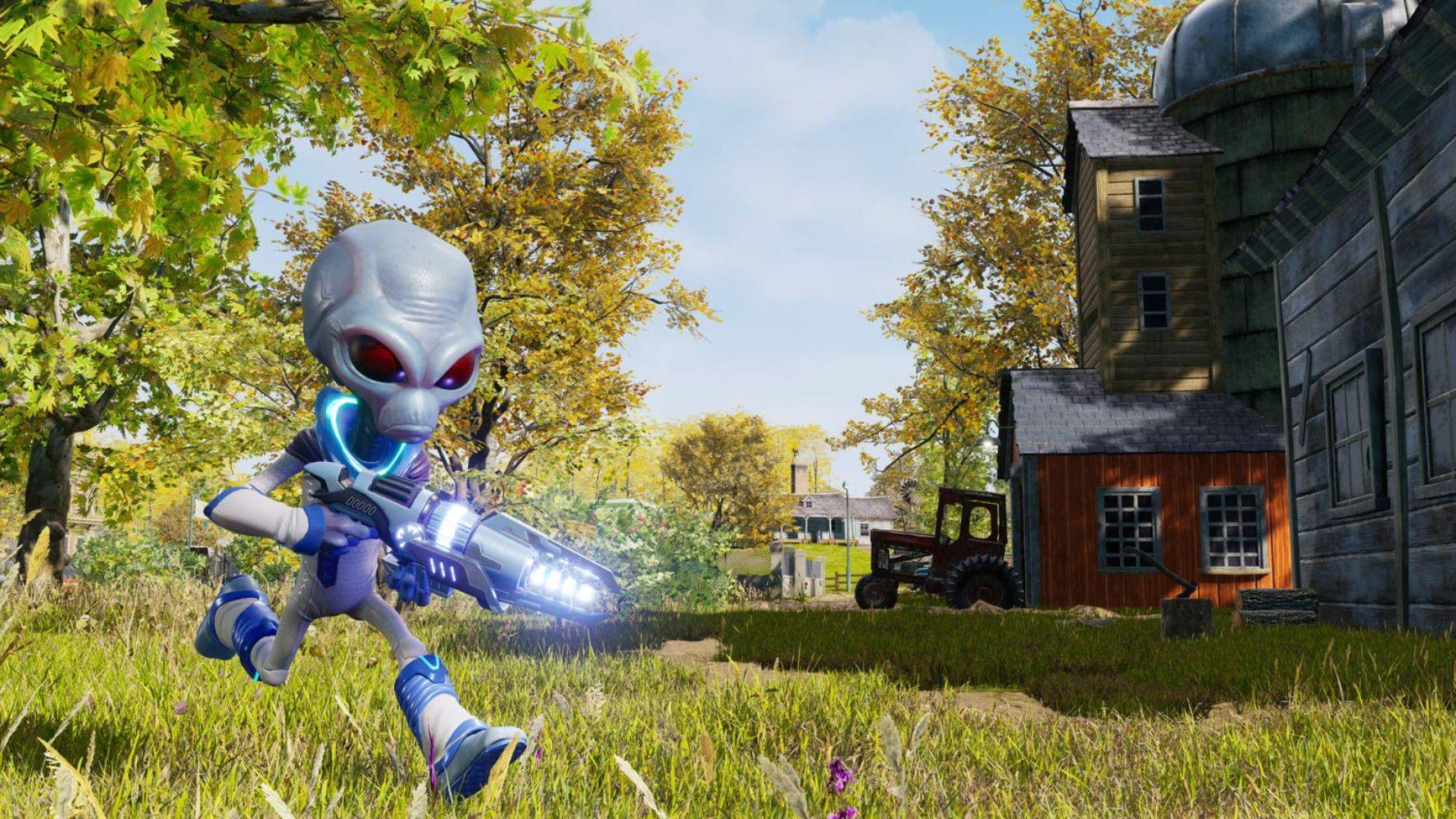Sony PS4 Destroy All Humans! Video Game - Blue