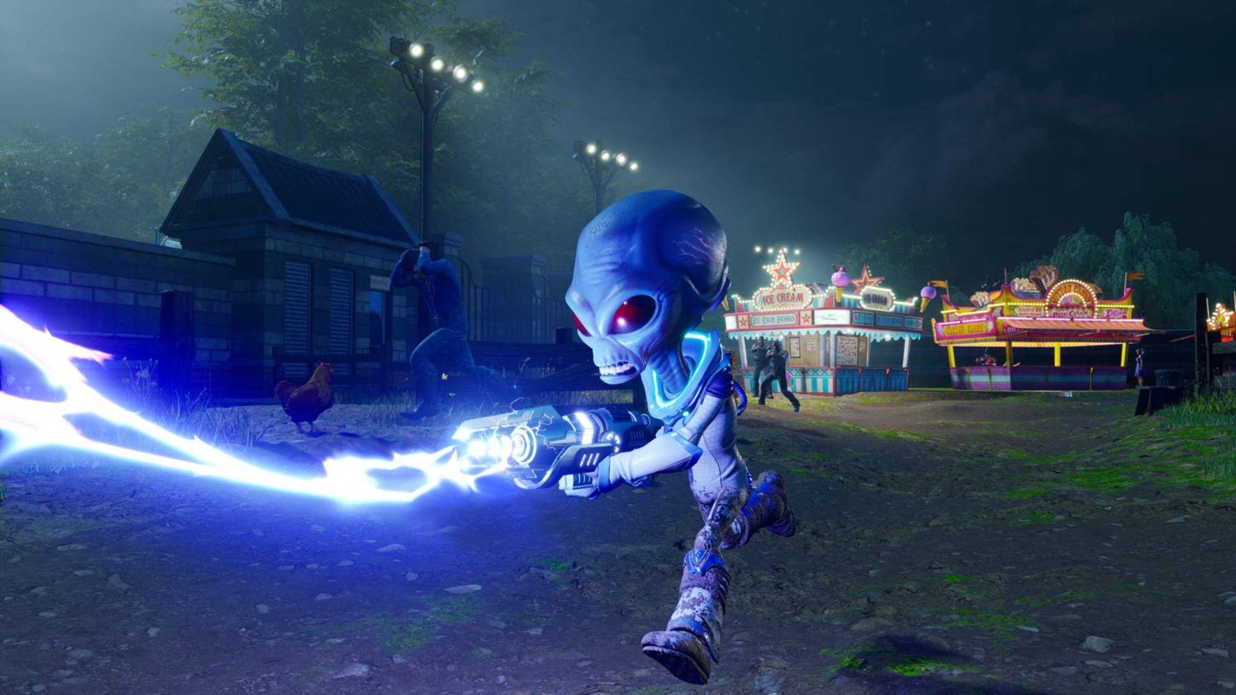 Sony PS4 Destroy All Humans! Video Game - Blue