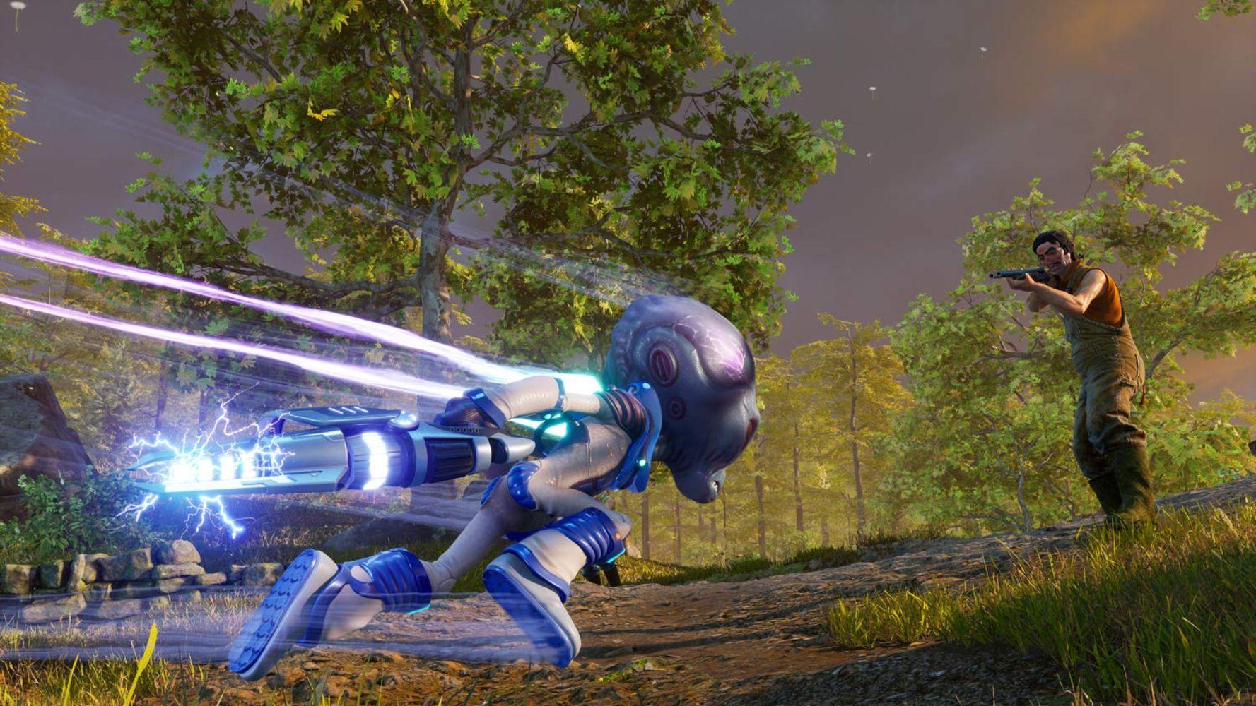 Sony PS4 Destroy All Humans! Video Game - Blue
