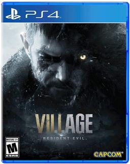 Sony PS4 Resident Evil Village Video Game - Blue