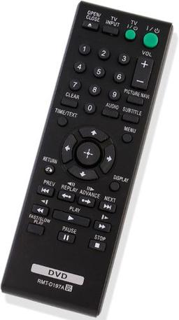 Sony RMT-D197A Remote Control for Sony DVD Player - Black