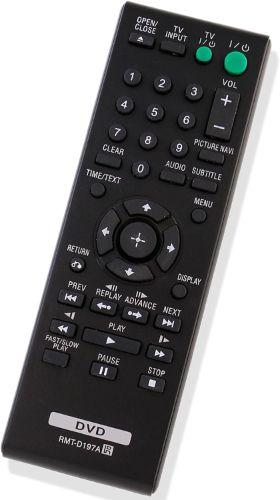 Sony RMT-D197A Remote Control for Sony DVD Player - Black