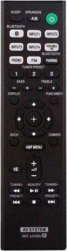 ZdalaMit Sony STR-DH190 AV Receiver Remote Control RMT-AA400U - Black - Acceptable