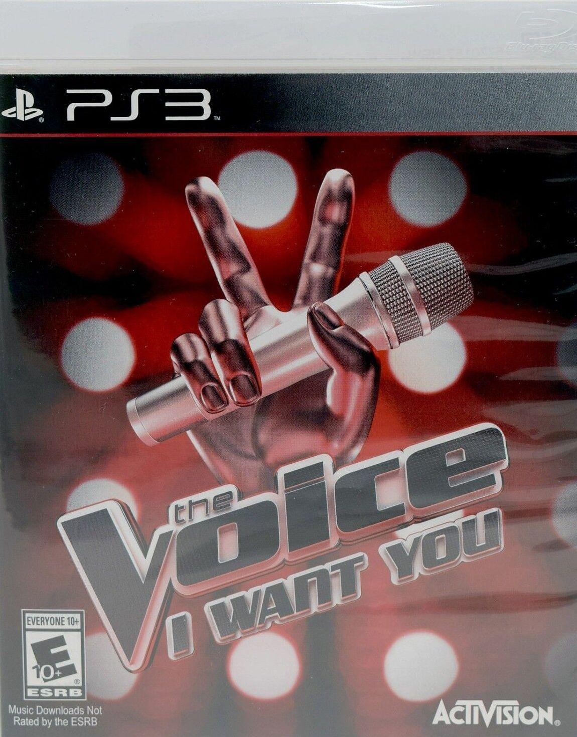 Sony  The Voice I Want You PS3 Video Game - Silver - Excellent