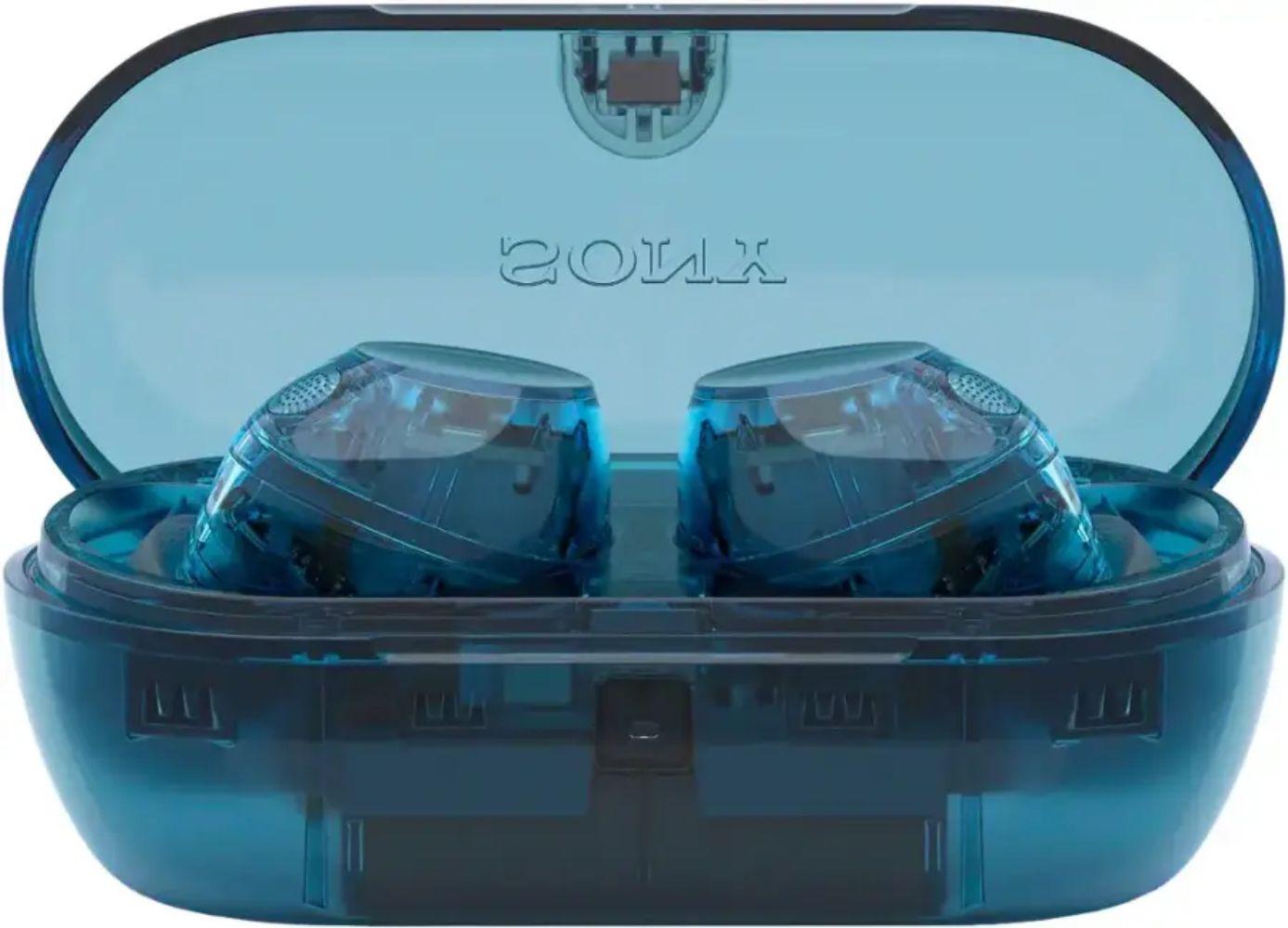 Sony WF-C710N Wireless Noise Cancelling Headphones - Glass Blue