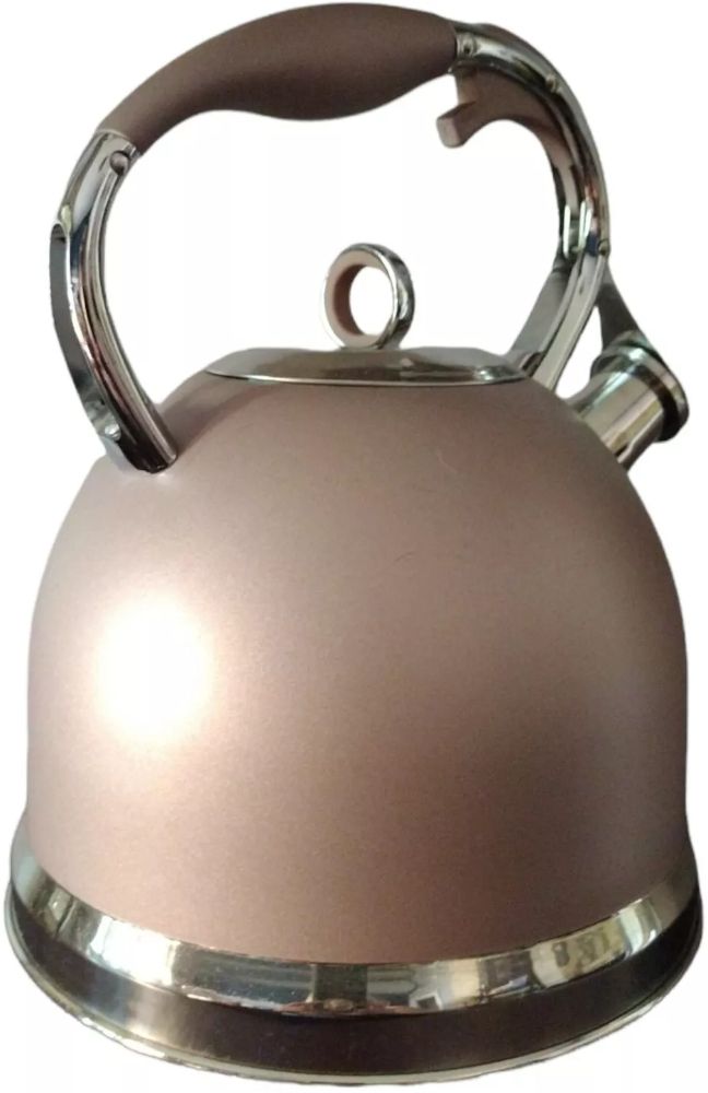 Sotya SUS304 Stainless Steel Whistling Kettle 3L - Bronze