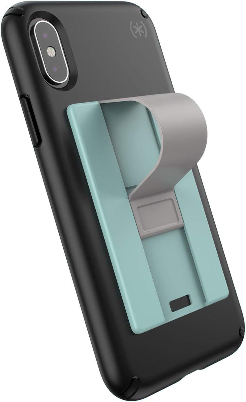 Speck GrabTab Cell Phone Holder and Stand - Aquifer Blue/Cathedral Grey