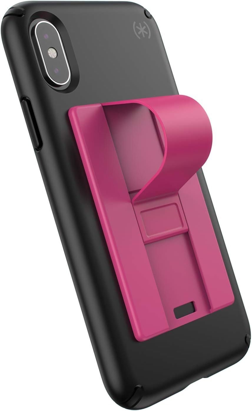 Speck GrabTab Cell Phone Holder and Stand - Geranium Pink/Beetroot Pink