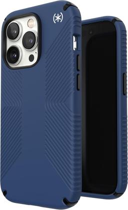 Speck Presidio2 Grip Phone Case for iPhone 14 Pro - Coastal Blue/Black/White