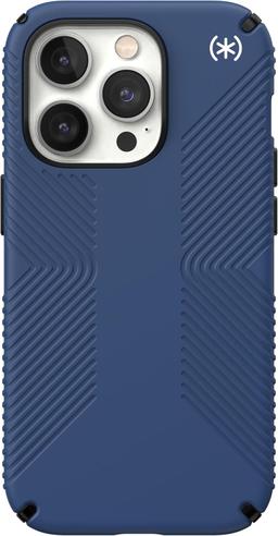 Speck Presidio2 Grip Phone Case for iPhone 14 Pro - Coastal Blue/Black/White
