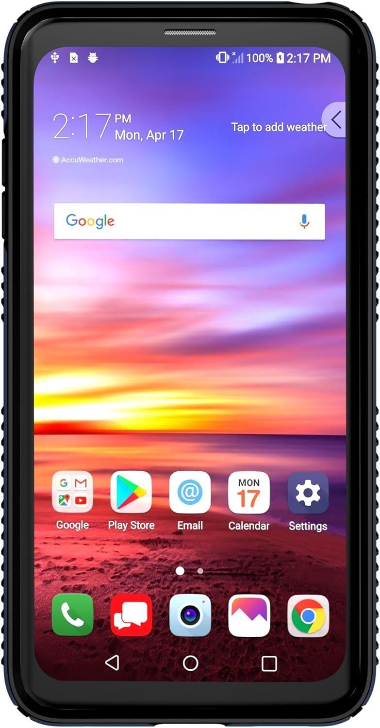 Speck Presidio Grip Phone Case for LG V30 - Eclipse Blue / Carbon Black