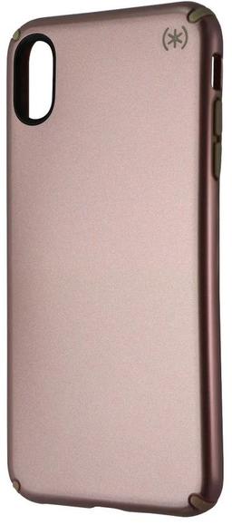 Speck Presidio Metallic Phone Case for iPhone XS/X - Rose Gold Metallic/Dahlia Peach