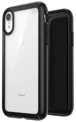 Speck Presidio Show Phone Case for iPhone XR - Black/Clear