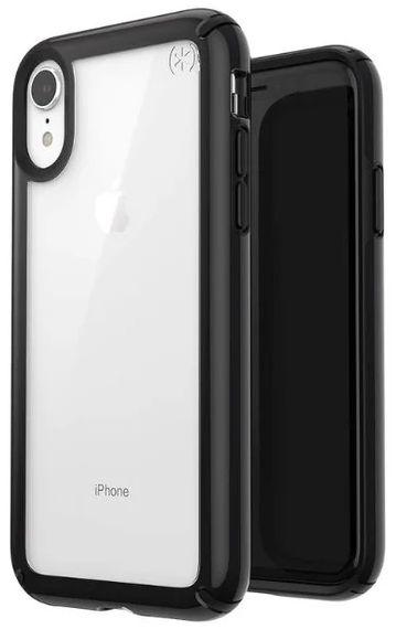 Speck Presidio Show Phone Case for iPhone XR - Black/Clear