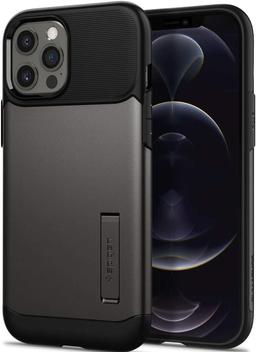 Spigen Slim Armor Phone Case for iPhone 12 Pro Max - Gunmetal