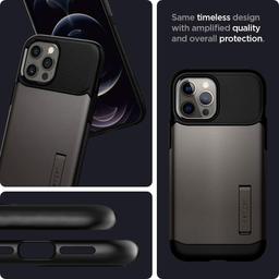 Spigen Slim Armor Phone Case for iPhone 12 Pro Max - Gunmetal